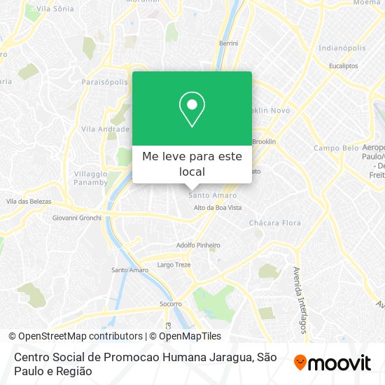 Centro Social de Promocao Humana Jaragua mapa
