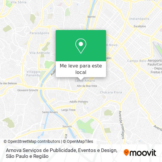Arnova Serviços de Publicidade, Eventos e Design mapa