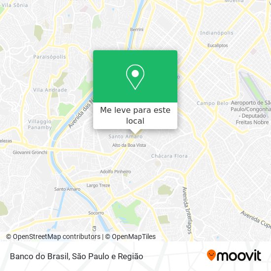 Banco do Brasil mapa