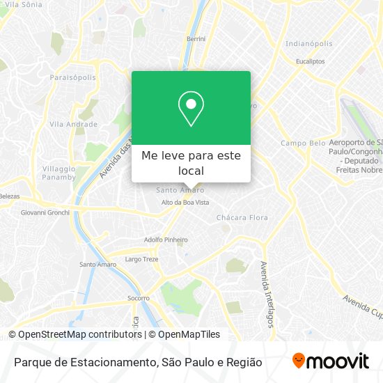 Parque de Estacionamento mapa