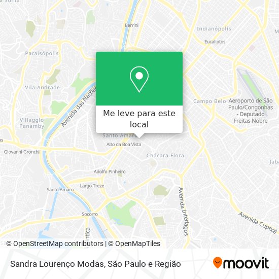 Sandra Lourenço Modas mapa