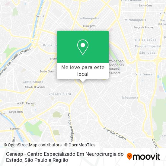 Cenesp - Centro Especializado Em Neurocirurgia do Estado mapa