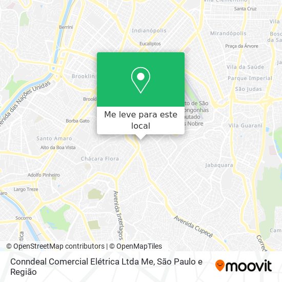 Conndeal Comercial Elétrica Ltda Me mapa