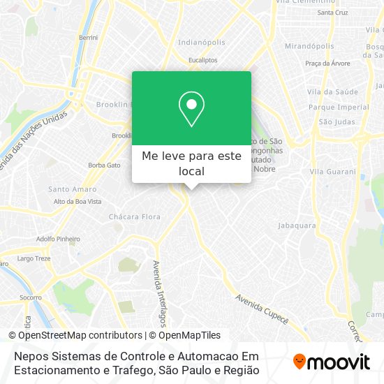 Nepos Sistemas de Controle e Automacao Em Estacionamento e Trafego mapa