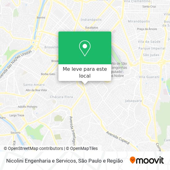 Nicolini Engenharia e Servicos mapa