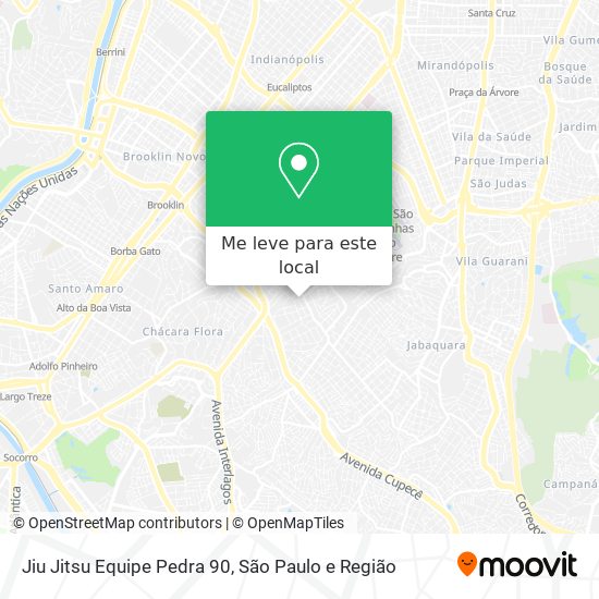 Jiu Jitsu Equipe Pedra 90 mapa