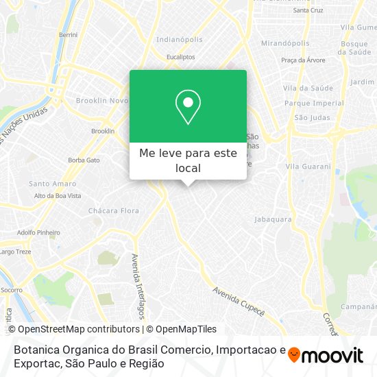 Botanica Organica do Brasil Comercio, Importacao e Exportac mapa