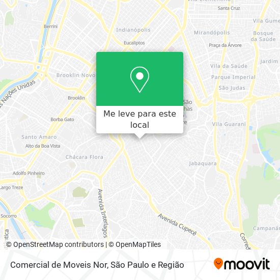 Comercial de Moveis Nor mapa