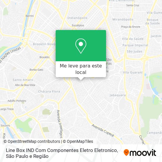 Line Box IND Com Componentes Eletro Eletronico mapa
