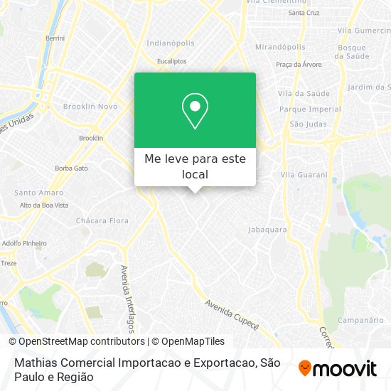 Mathias Comercial Importacao e Exportacao mapa