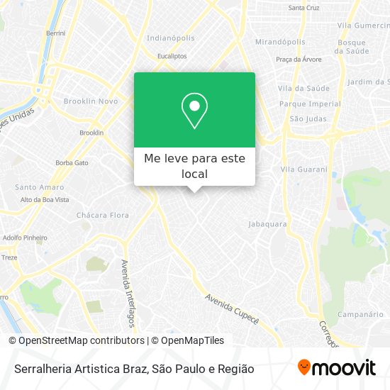 Serralheria Artistica Braz mapa