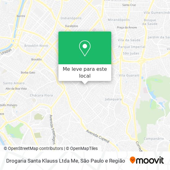 Drogaria Santa Klauss Ltda Me mapa