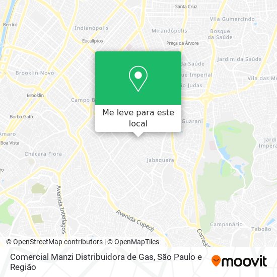 Comercial Manzi Distribuidora de Gas mapa