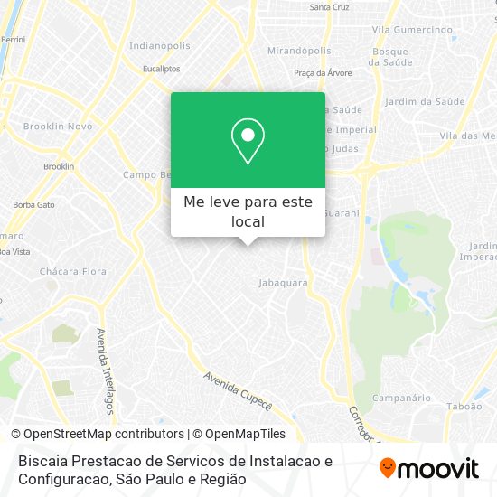 Biscaia Prestacao de Servicos de Instalacao e Configuracao mapa