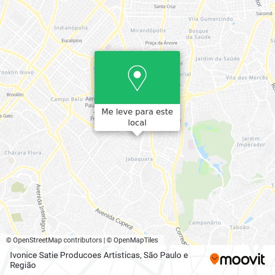 Ivonice Satie Producoes Artisticas mapa