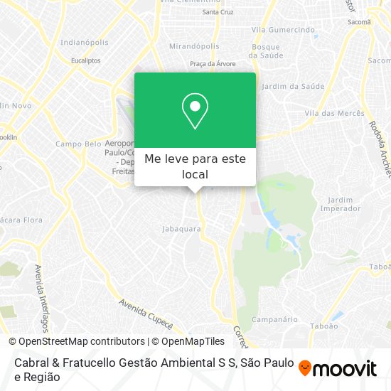 Cabral & Fratucello Gestão Ambiental S S mapa
