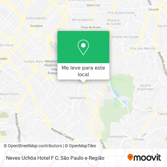 Neves Uchôa Hotel F C mapa