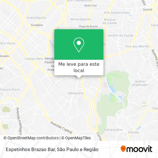 Espetinhos Brazao Bar mapa