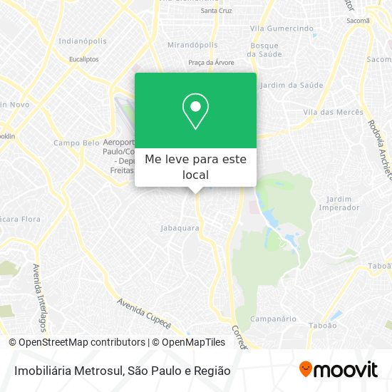 Imobiliária Metrosul mapa