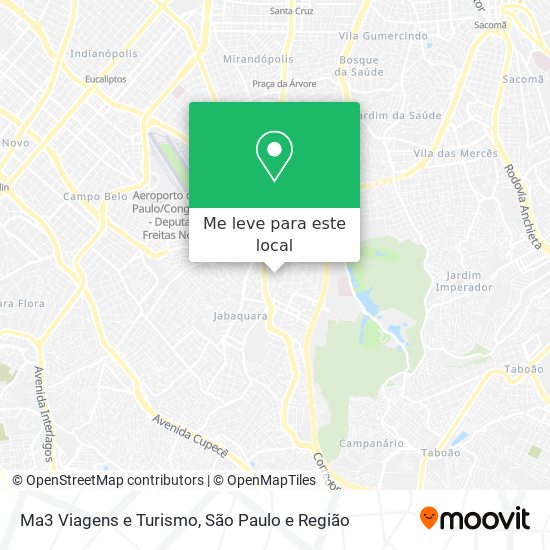 Ma3 Viagens e Turismo mapa