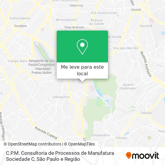 C.P.M. Consultoria de Processos de Manufatura Sociedade C mapa