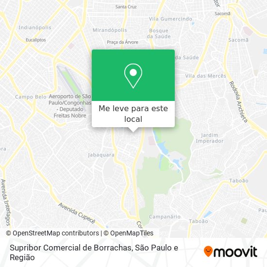 Supribor Comercial de Borrachas mapa