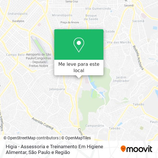 Higia - Assessoria e Treinamento Em Higiene Alimentar mapa