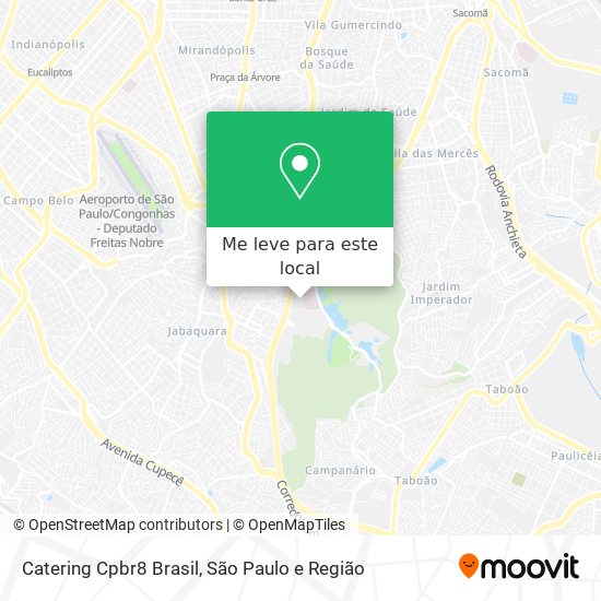 Catering Cpbr8 Brasil mapa
