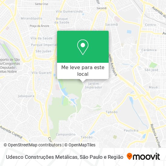 Udesco Construções Metálicas mapa