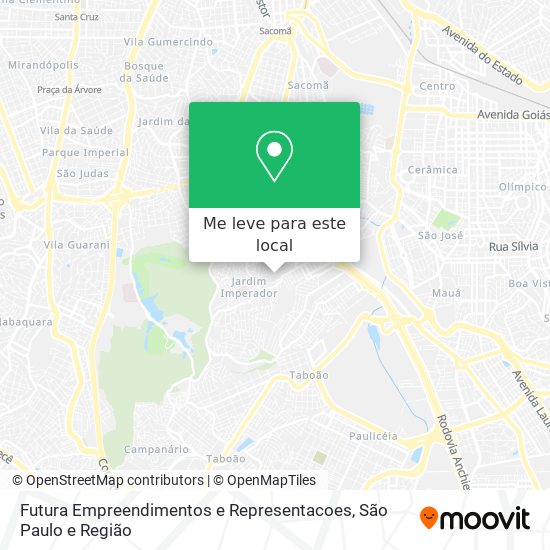 Futura Empreendimentos e Representacoes mapa