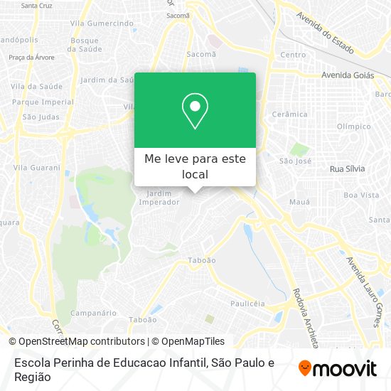 Escola Perinha de Educacao Infantil mapa