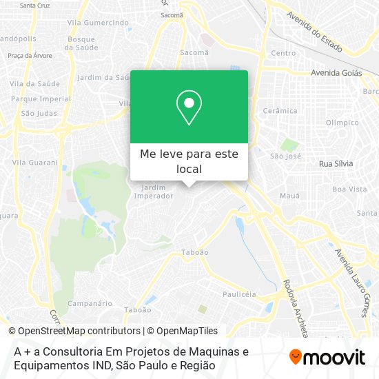 A + a Consultoria Em Projetos de Maquinas e Equipamentos IND mapa