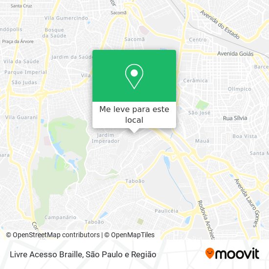 Livre Acesso Braille mapa