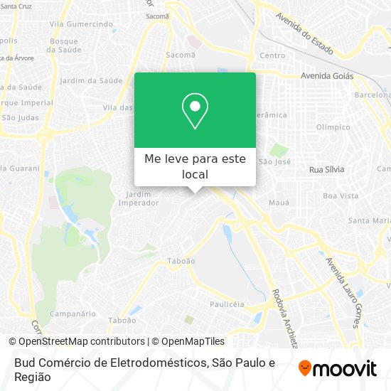 Bud Comércio de Eletrodomésticos mapa