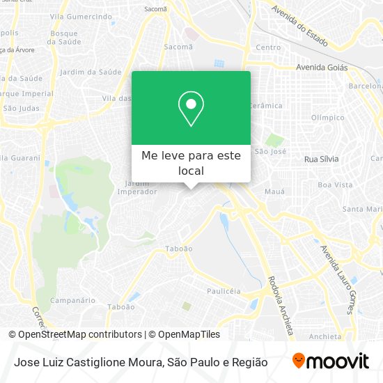 Jose Luiz Castiglione Moura mapa