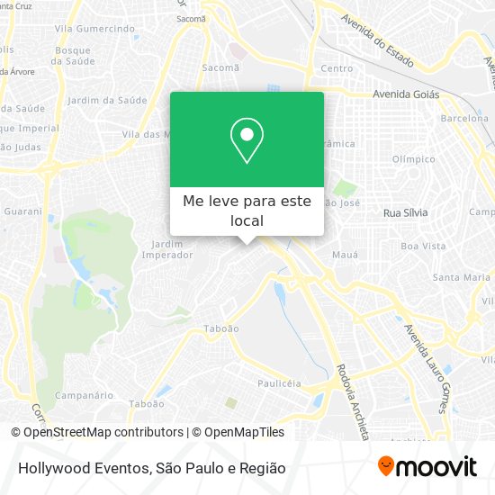 Hollywood Eventos mapa