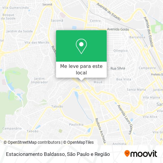 Estacionamento Baldasso mapa