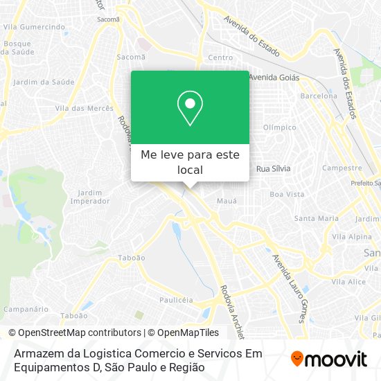 Armazem da Logistica Comercio e Servicos Em Equipamentos D mapa