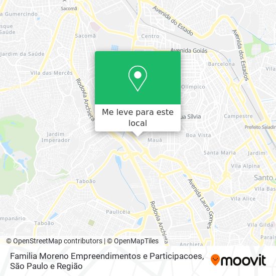 Familia Moreno Empreendimentos e Participacoes mapa