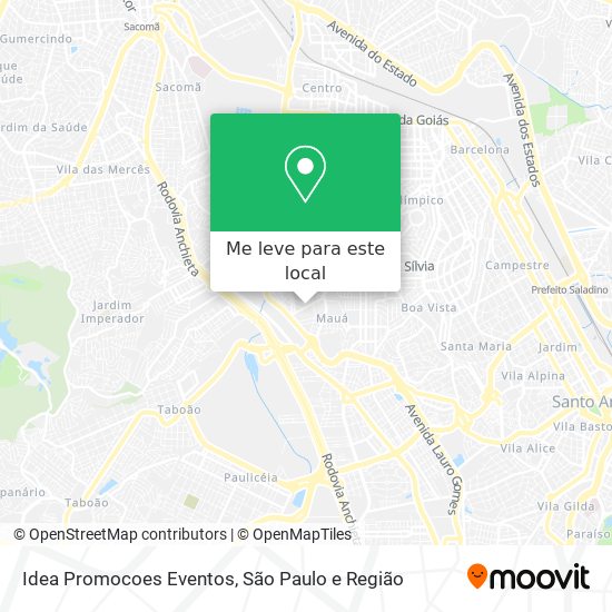 Idea Promocoes Eventos mapa