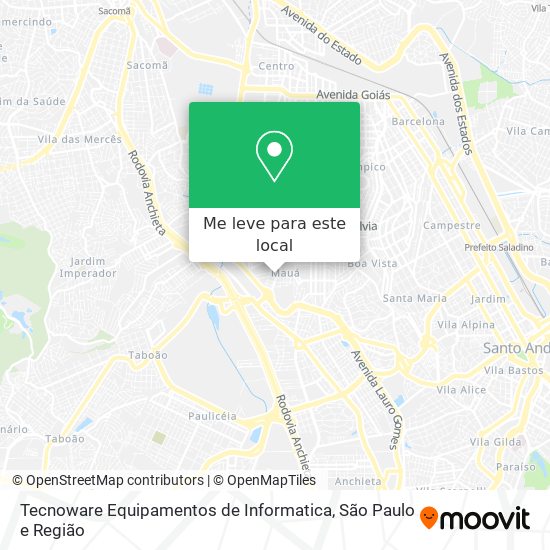 Tecnoware Equipamentos de Informatica mapa