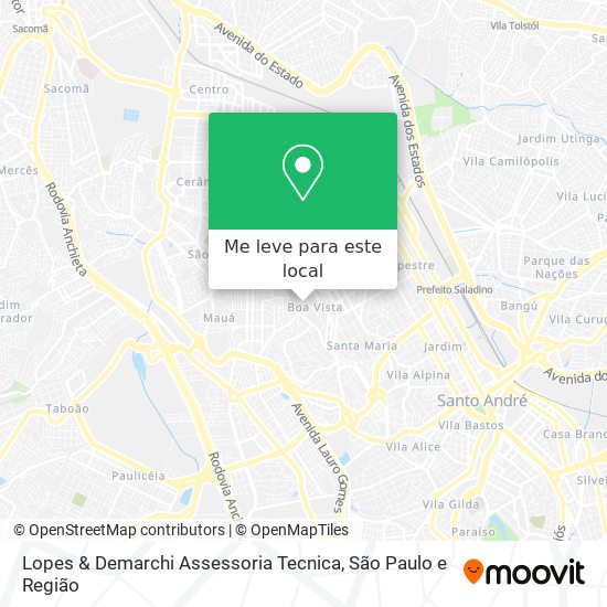Lopes & Demarchi Assessoria Tecnica mapa