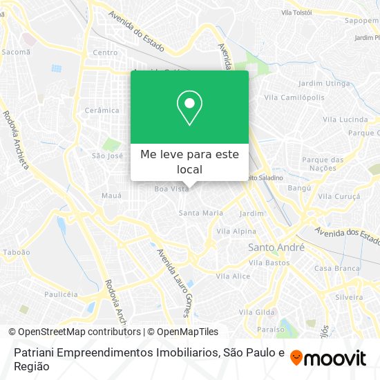 Patriani Empreendimentos Imobiliarios mapa