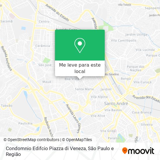 Condomnio Edifcio Piazza di Veneza mapa