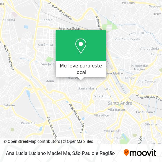 Ana Lucia Luciano Maciel Me mapa