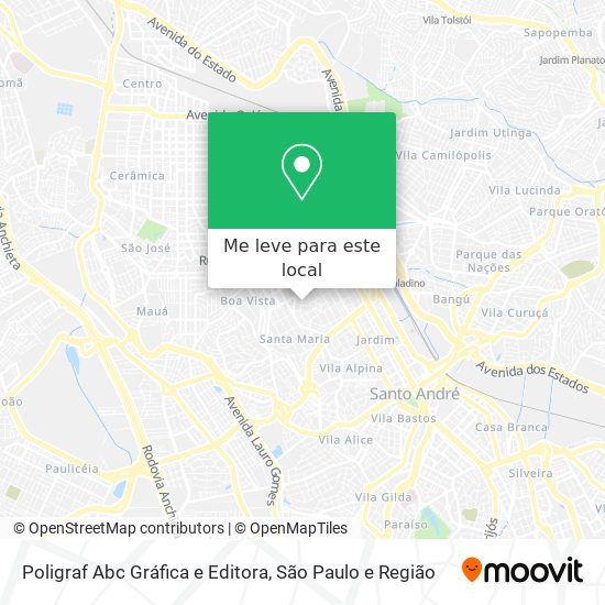 Poligraf Abc Gráfica e Editora mapa