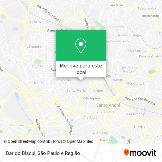 Bar do Biscui mapa