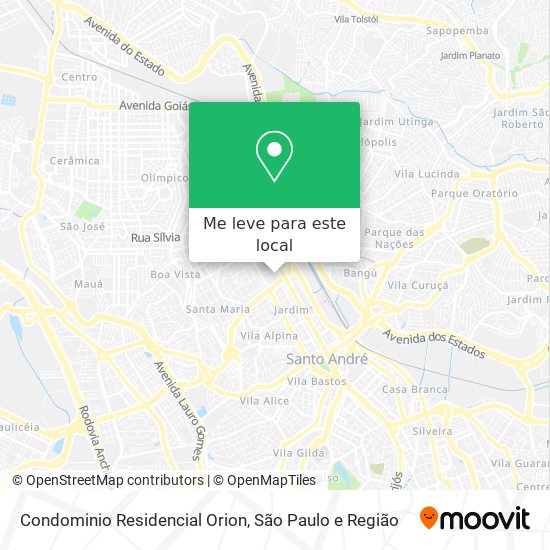 Condominio Residencial Orion mapa