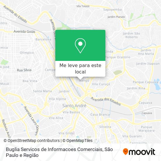 Buglia Servicos de Informacoes Comerciais mapa