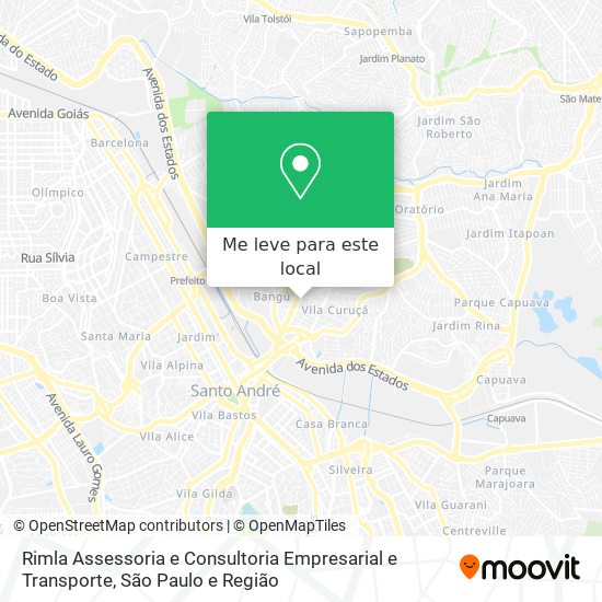 Rimla Assessoria e Consultoria Empresarial e Transporte mapa